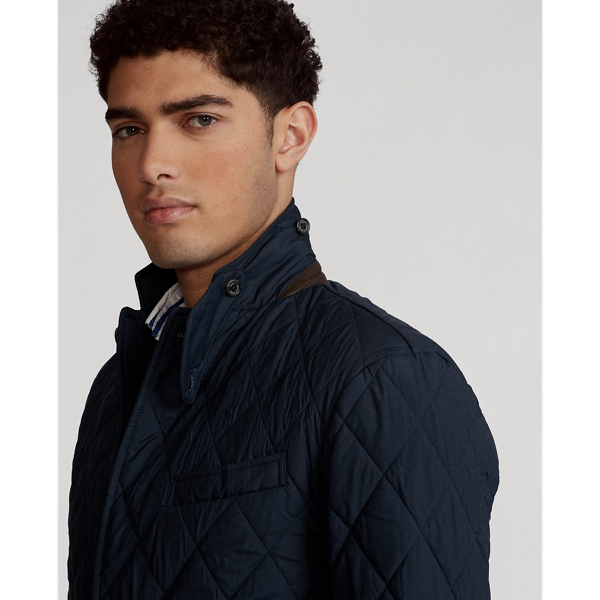 College Navy Quilted Jacket Polo Ralph Lauren 6