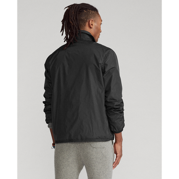 Black Water-Repellent Coach's Jacket Polo Ralph Lauren 5