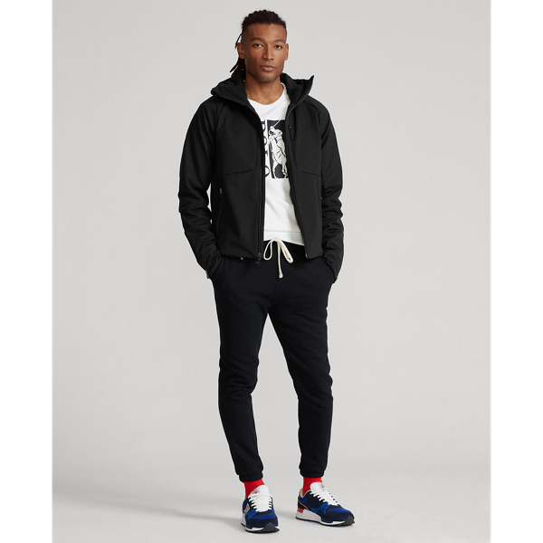 Black Water-Repellent Softshell Jacket Polo Ralph Lauren 4
