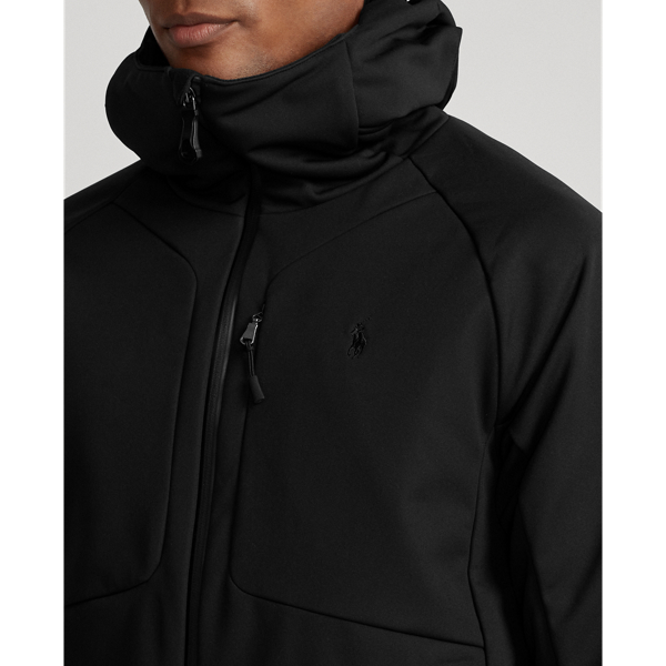 Black Water-Repellent Softshell Jacket Polo Ralph Lauren 6