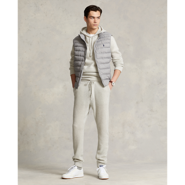 Le gilet hydrofuge rangeable Beaton Polo Ralph Lauren en Light Grey Heather 4