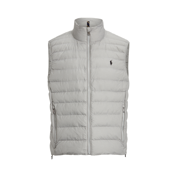 Le gilet hydrofuge rangeable Beaton Polo Ralph Lauren en Light Grey Heather 2