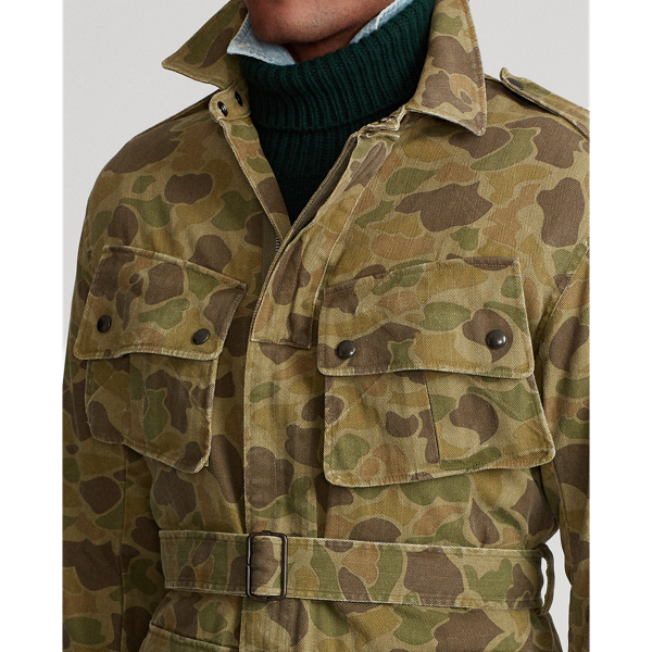 Frogskin Camo Camo Twill Utility Jacket Polo Ralph Lauren 6