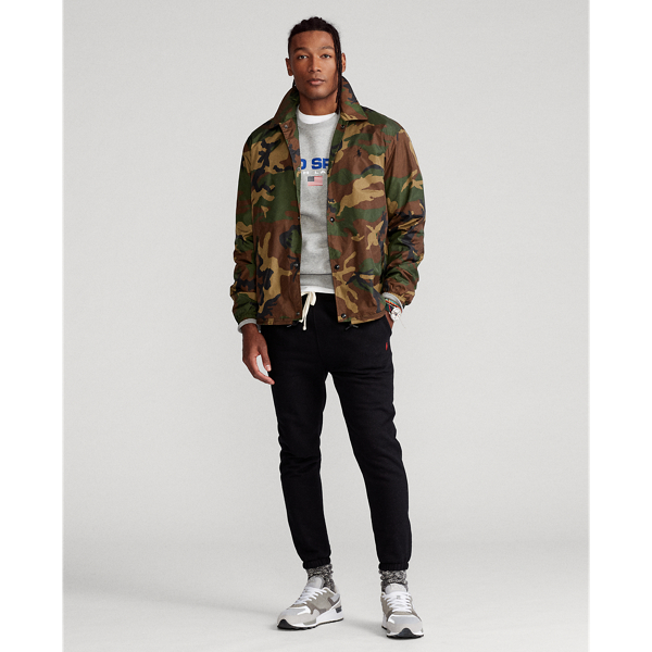 Surplus Camo Camo Water-Repellent Coach's Jacket Polo Ralph Lauren 4