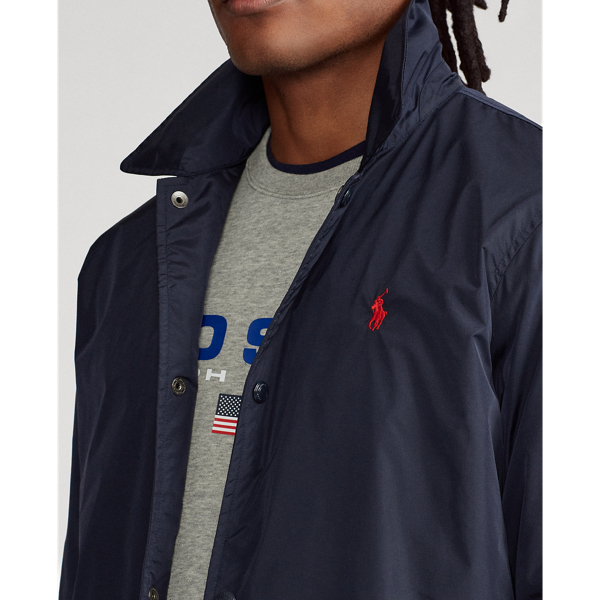 Aviator Navy Water-Repellent Coach's Jacket Polo Ralph Lauren 6