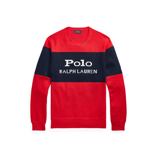 RL Red Colour-Blocked Logo Jumper Polo Ralph Lauren 2