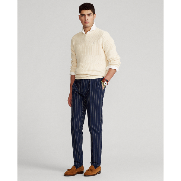 Andover Cream Textured Cotton Crewneck Jumper Polo Ralph Lauren 4
