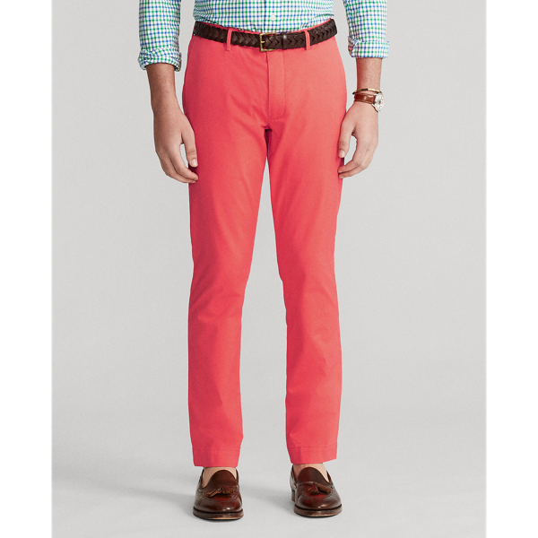 Red Stretch Slim-Fit Twill Trouser Polo Ralph Lauren 4