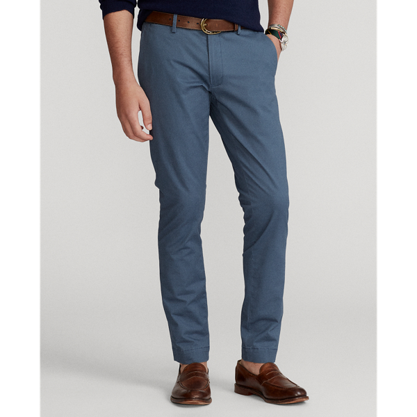 Blue Corsair Stretch Tailored Slim Fit Chino Trouser Polo Ralph Lauren 4