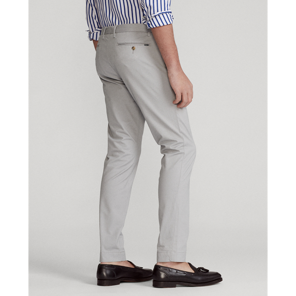 Soft Grey Stretch Tailored Slim Fit Chino Trouser Polo Ralph Lauren 5