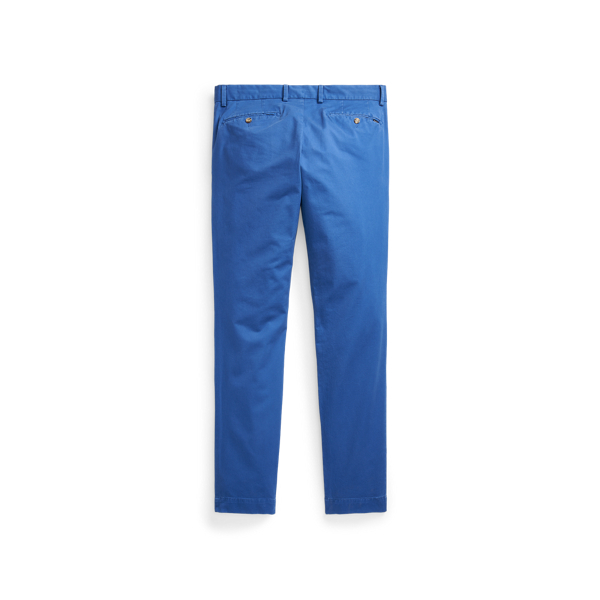 Dusty Azure Stretch Slim-Fit Twill Trouser Polo Ralph Lauren 2