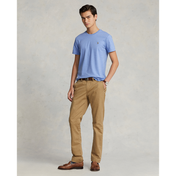 Soft Royal Heather Custom Slim Fit Soft Cotton T-Shirt Polo Ralph Lauren 4