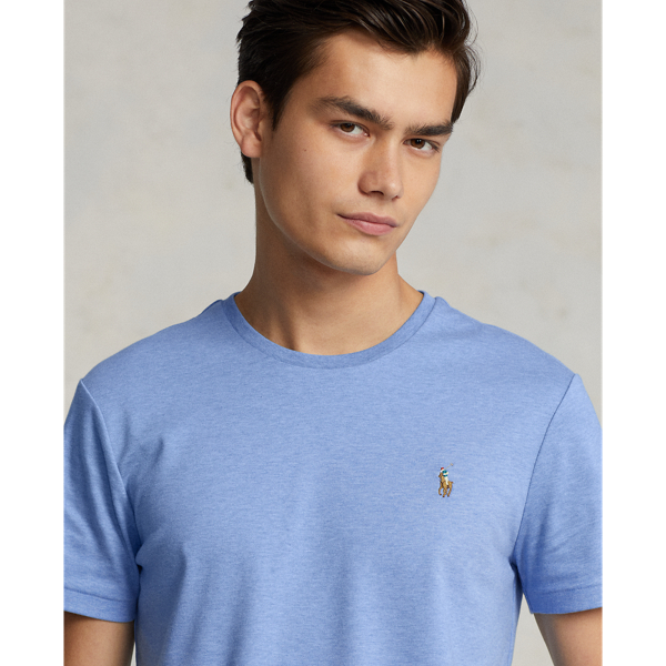 Soft Royal Heather Custom Slim Fit Soft Cotton T-Shirt Polo Ralph Lauren 6