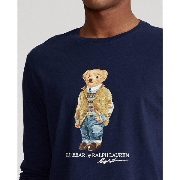 Cruise Navy Custom Slim Fit Polo Bear T-Shirt Polo Ralph Lauren 5