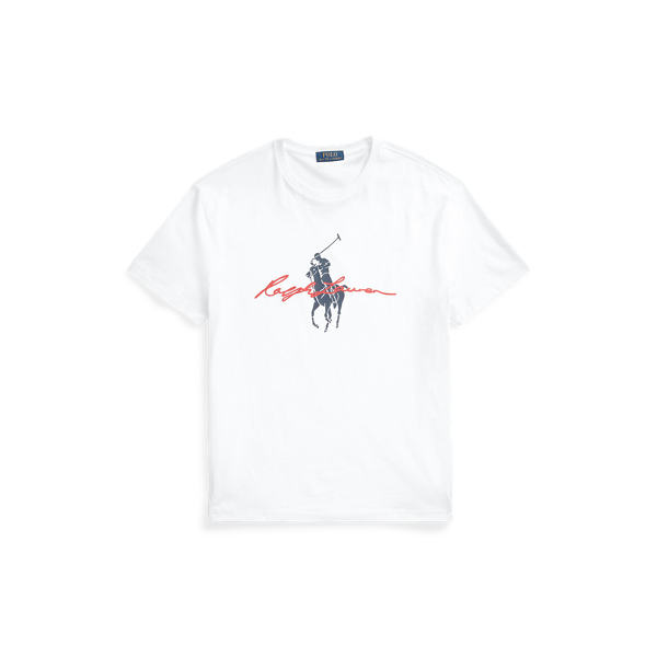White Custom Slim Fit Big Pony T-Shirt Polo Ralph Lauren 2