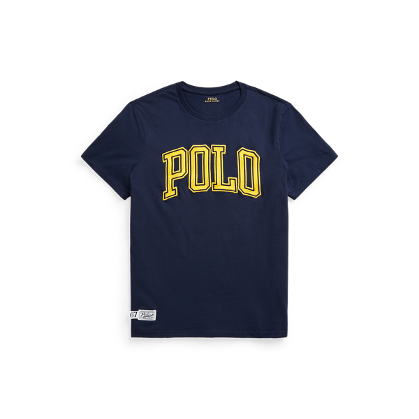 Cruise Navy Custom Slim Fit Logo Jersey T-Shirt Polo Ralph Lauren 2