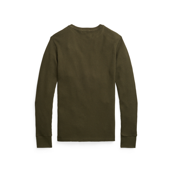Company Olive Waffle-Knit Long-Sleeve T-Shirt Polo Ralph Lauren 2