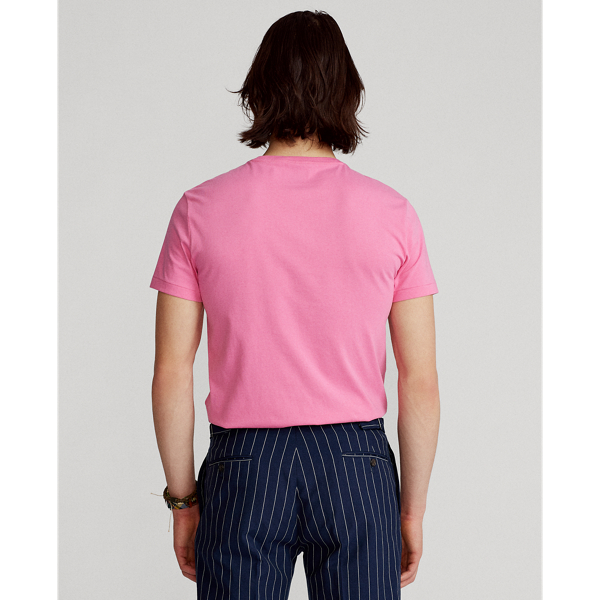 Dalia Pink Custom Slim Fit Jersey Crewneck T-Shirt Polo Ralph Lauren 5