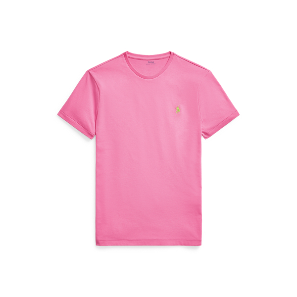 Dalia Pink Custom Slim Fit Jersey Crewneck T-Shirt Polo Ralph Lauren 2