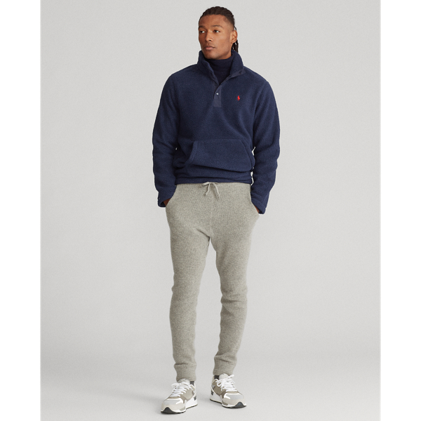 Cruise Navy Fleece Mockneck Pullover Polo Ralph Lauren 4