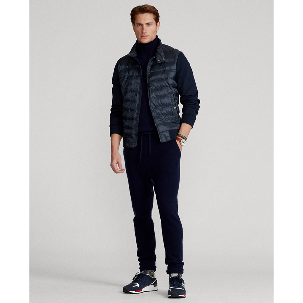 Navy Herringbone Herringbone Hybrid Mockneck Jacket Polo Ralph Lauren 4