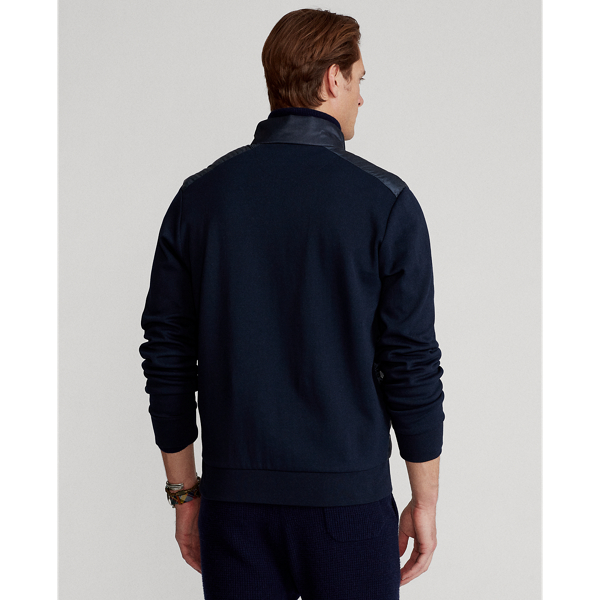 Navy Herringbone Herringbone Hybrid Mockneck Jacket Polo Ralph Lauren 5