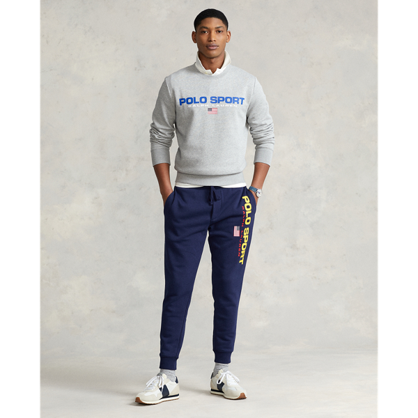Sweatshirt polar Polo Sport Polo Ralph Lauren em Cinza mesclado 4