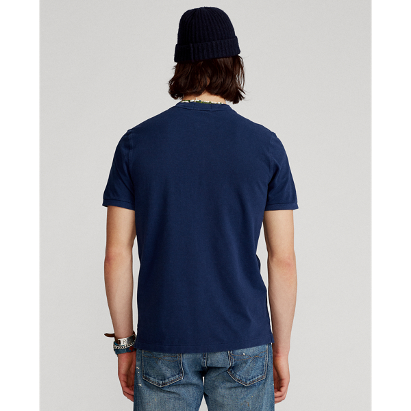 Refined Navy Featherweight Mesh Henley Shirt Polo Ralph Lauren 5
