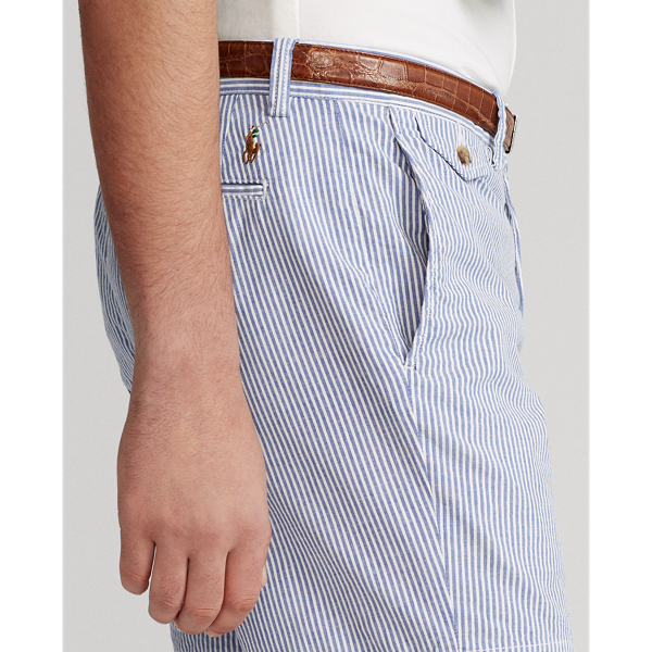 Blue/White Seersucker 20.3 cm Stretch Seersucker Short Polo Ralph Lauren 6
