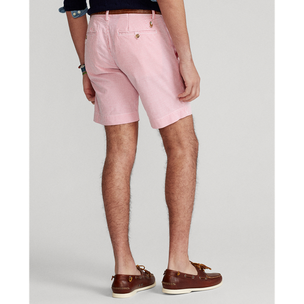 Pink/White Seersucker 20.3 cm Stretch Seersucker Short Polo Ralph Lauren 5