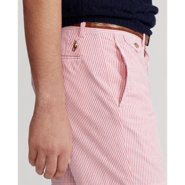 Pink/White Seersucker 20.3 cm Stretch Seersucker Short Polo Ralph Lauren 6