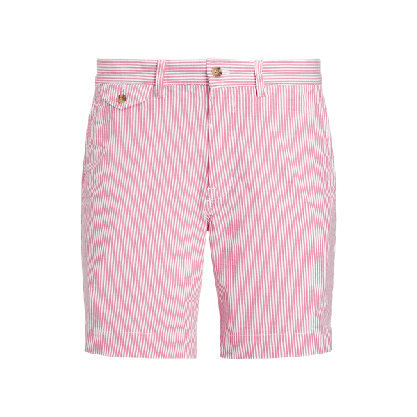 Pink/White Seersucker 20.3 cm Stretch Seersucker Short Polo Ralph Lauren 2