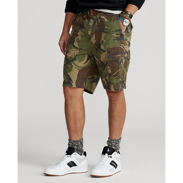 British Elmwood Camo 9.5-Inch Relaxed Fit Ripstop Cargo Short Polo Ralph Lauren 4