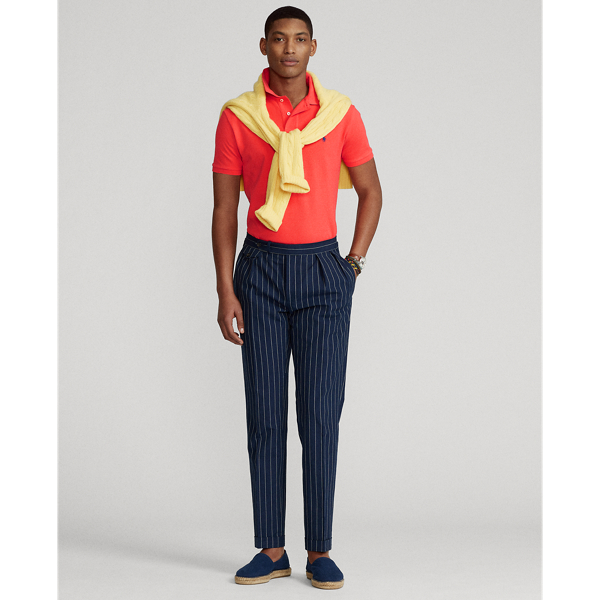 Racing Red Slim Fit Mesh Polo Shirt Polo Ralph Lauren 4