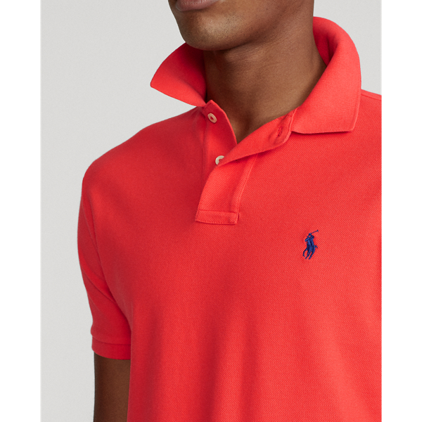 Racing Red Slim Fit Mesh Polo Shirt Polo Ralph Lauren 6