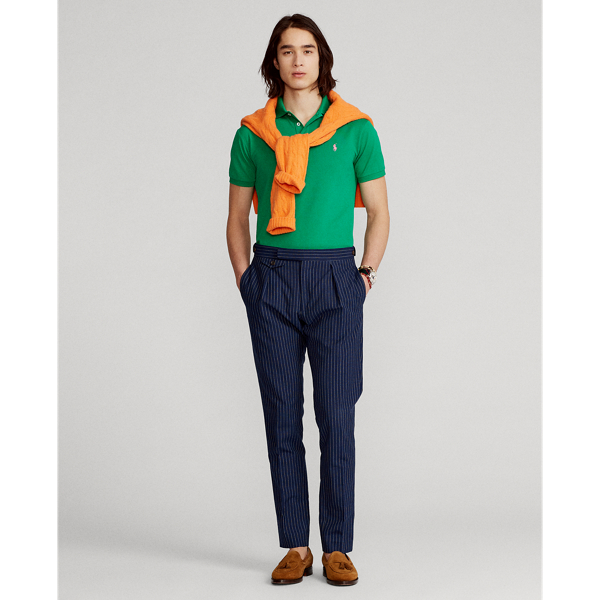 Scarab Green Slim Fit Stretch Mesh Polo Shirt Polo Ralph Lauren 7