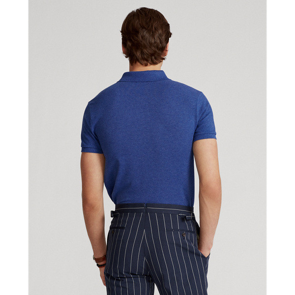 Royal Heather Slim Fit Mesh Polo Shirt Polo Ralph Lauren 5