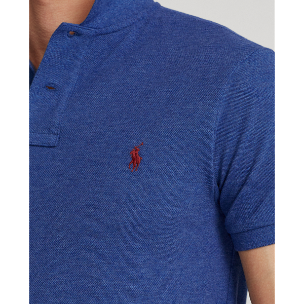 Royal Heather Slim Fit Mesh Polo Shirt Polo Ralph Lauren 6