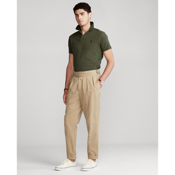 Company Olive Slim Fit Mesh Polo Shirt Polo Ralph Lauren 4
