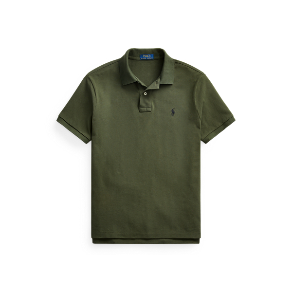 Company Olive Slim Fit Mesh Polo Shirt Polo Ralph Lauren 2