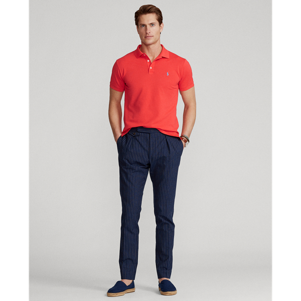 Racing Red Slim Fit Stretch Mesh Polo Shirt Polo Ralph Lauren 4