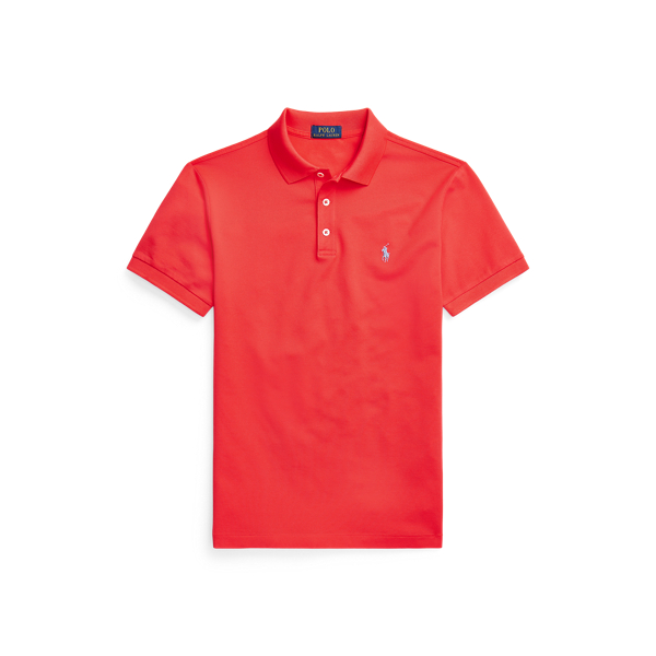 Racing Red Slim Fit Stretch Mesh Polo Shirt Polo Ralph Lauren 2