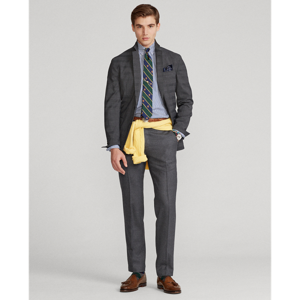 Grey/Charcoal Polo Stretch Suit Jacket Polo Ralph Lauren 4