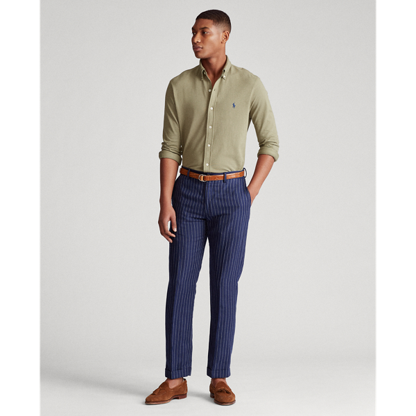 Sage Green Featherweight Mesh Shirt Big & Tall 3