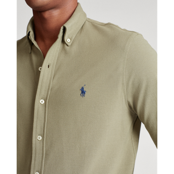 Sage Green Featherweight Mesh Shirt Big & Tall 5