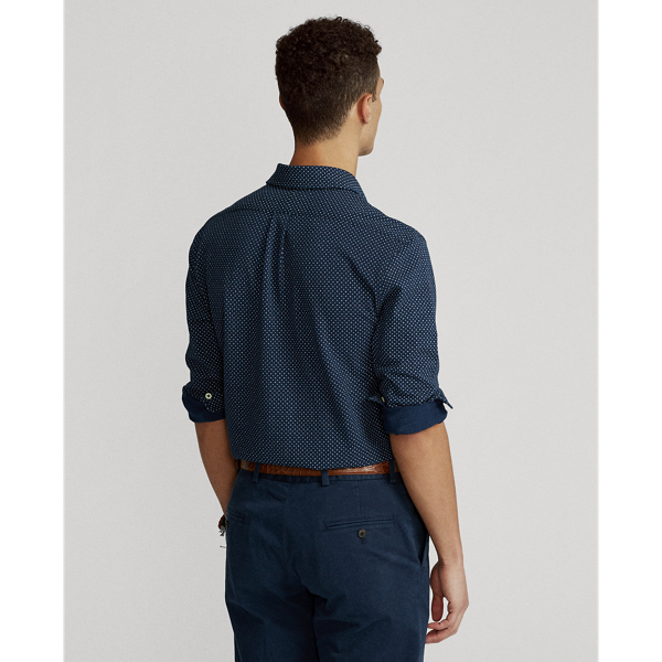 Medieval Blue Heather Geo Featherweight Mesh Shirt Big & Tall 4