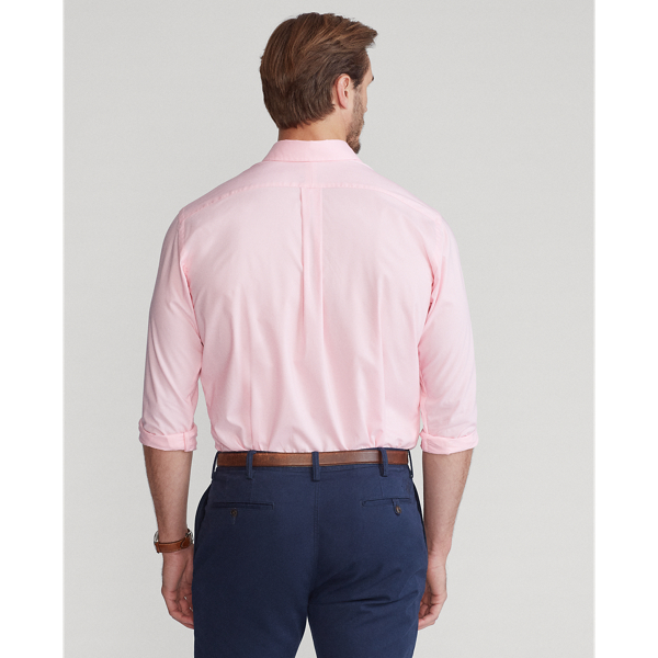 Carmel Pink Natural Stretch Poplin Shirt Big & Tall 5