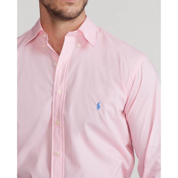 Carmel Pink Natural Stretch Poplin Shirt Big & Tall 6
