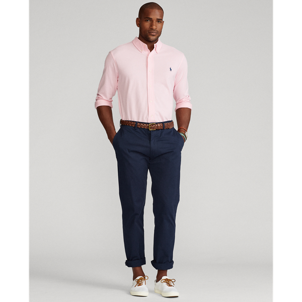 Carmel Pink Featherweight Mesh Shirt Big & Tall 4