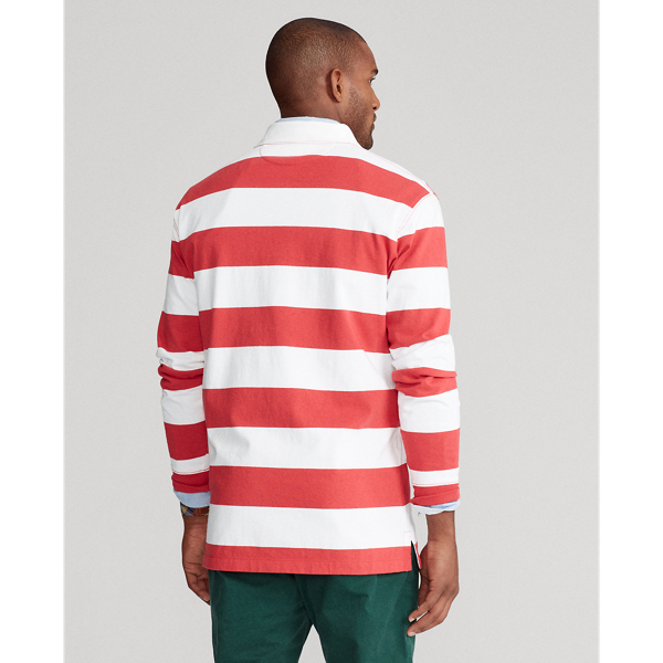 Sunrise Red/White The Iconic Rugby Shirt Big & Tall 5